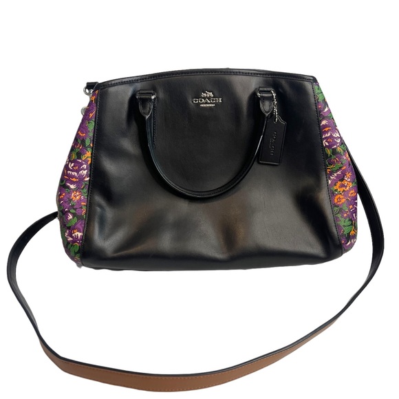 Coach Handbags - Coach MARGOT CARRYALL IN ROSE MEADOW FLORAL PRINT COATED CANVAS (COACH F57630)